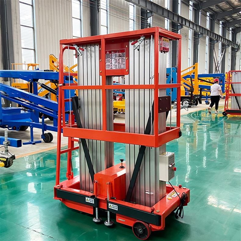 Double Mast Aerial Work Lift Table