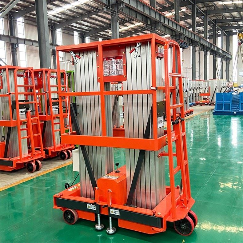 Double Mast Aerial Work Lift Table best