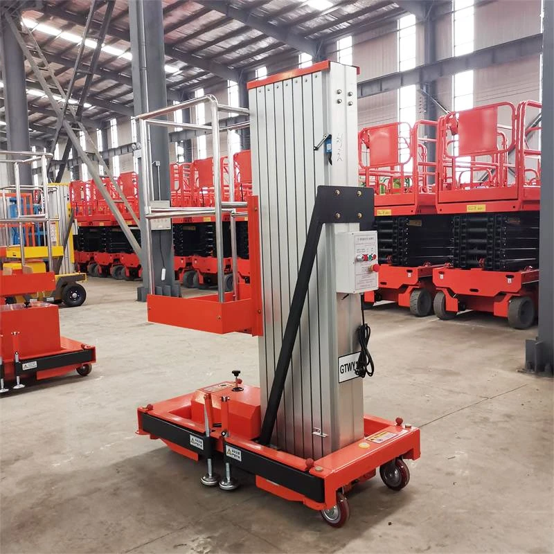 Portable Single Mast Aluminum Lift Table high quality
