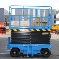 Mini elevador de tesoura compacto