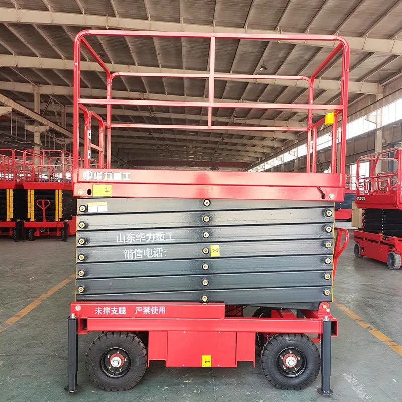Towable Scissor Lift For Aerial Work